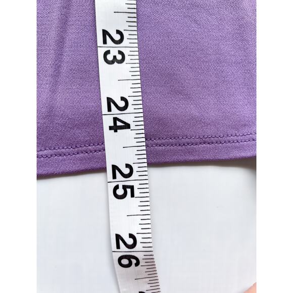 Eileen Fisher Purple Silk Top Size XL - Picture 4 of 6
